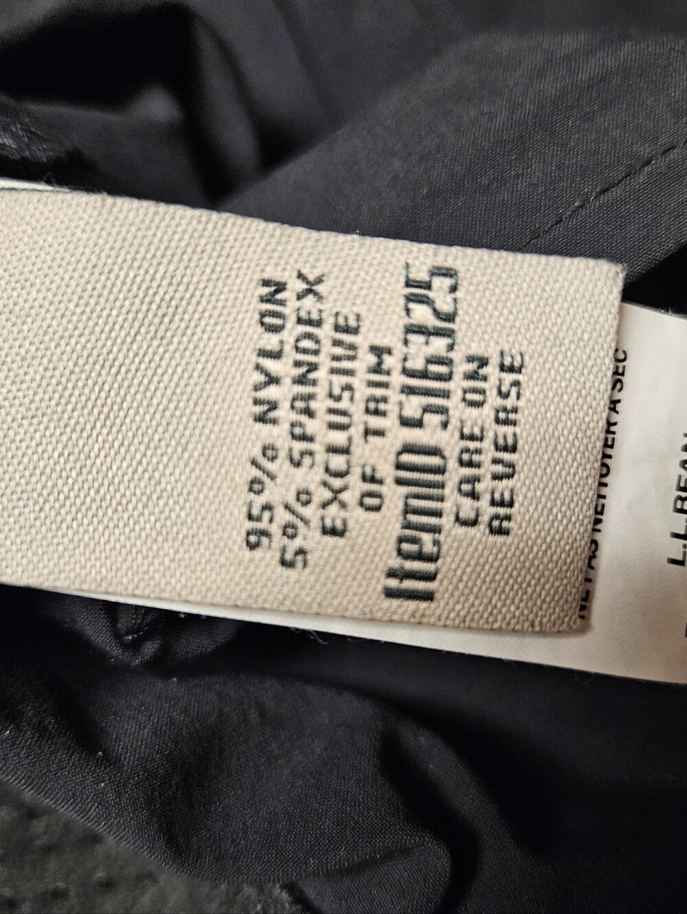 L.L. Bean Women's Black Active Short - Picture 3 of 5
